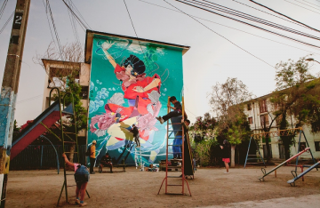 Exposición de Mauricio Salgado en CityLab retrata murales del MUMA